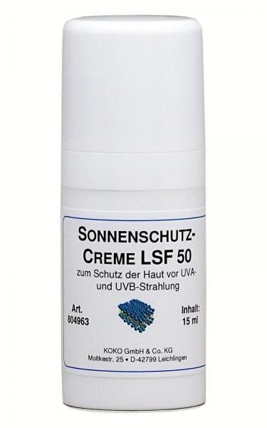 Sonnenschutzcreme LSF50 (15ml)