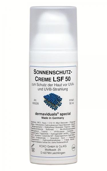 Sonnenschutzcreme LSF50 (50ml)